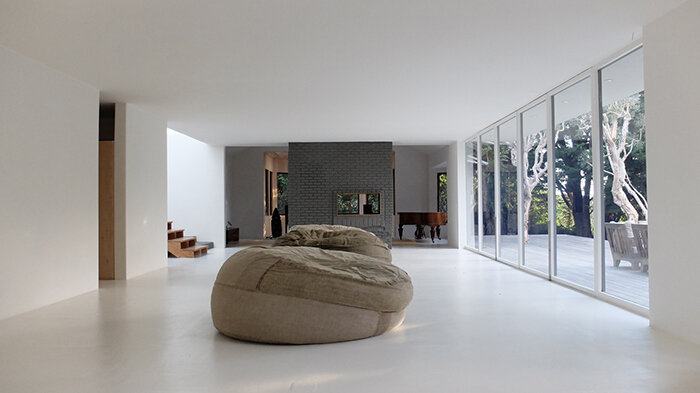  Point Dume House - Living Room 