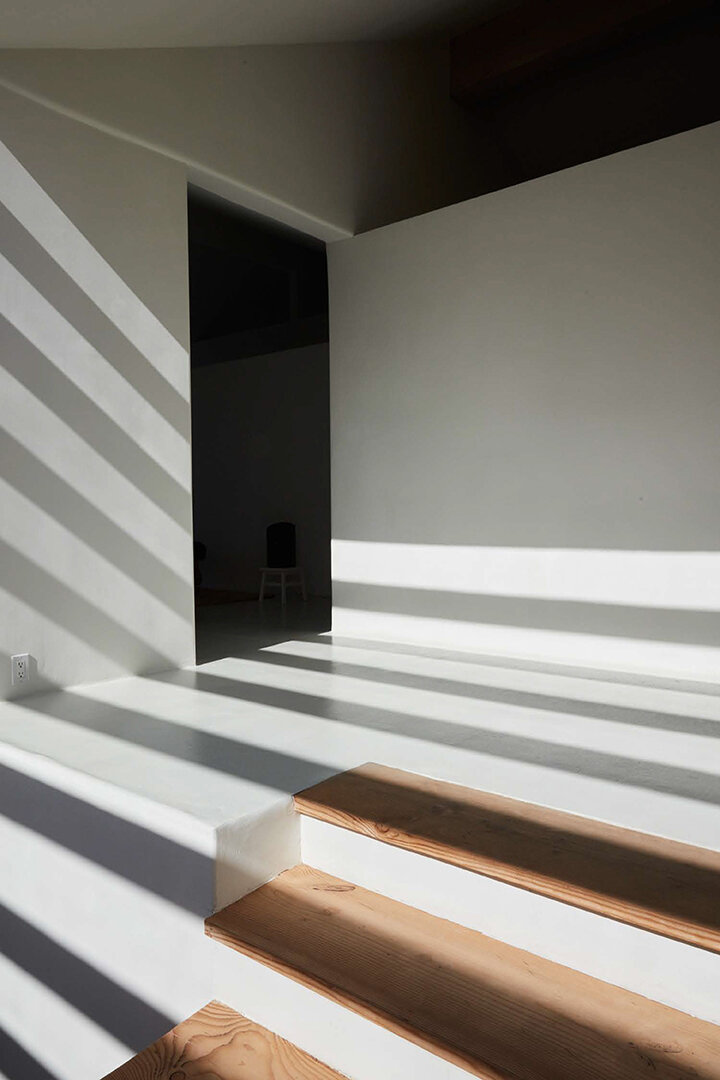  Point Dume House - Shadows on Stairs 