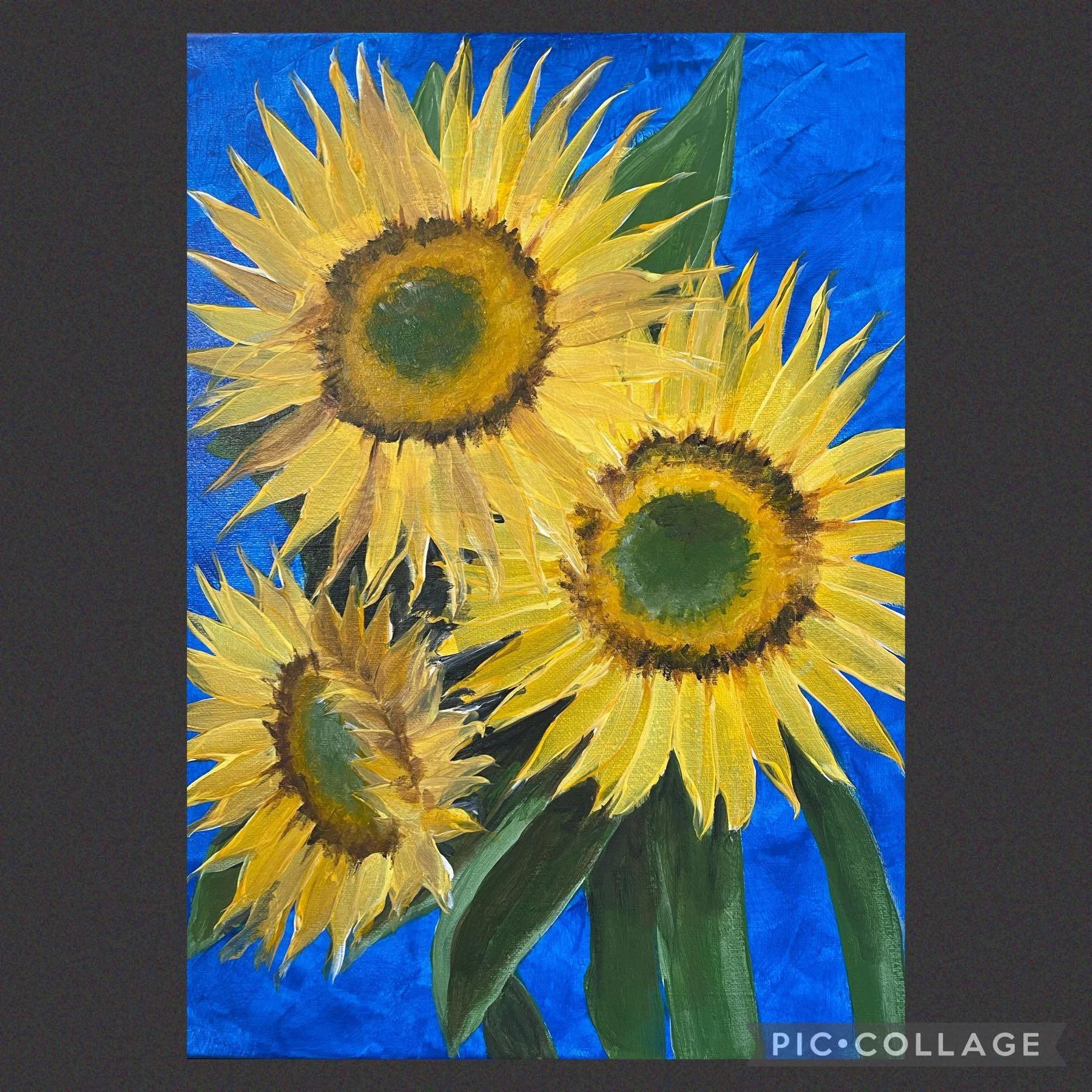 Sunflower Acrylic Paint Workshop with Heather