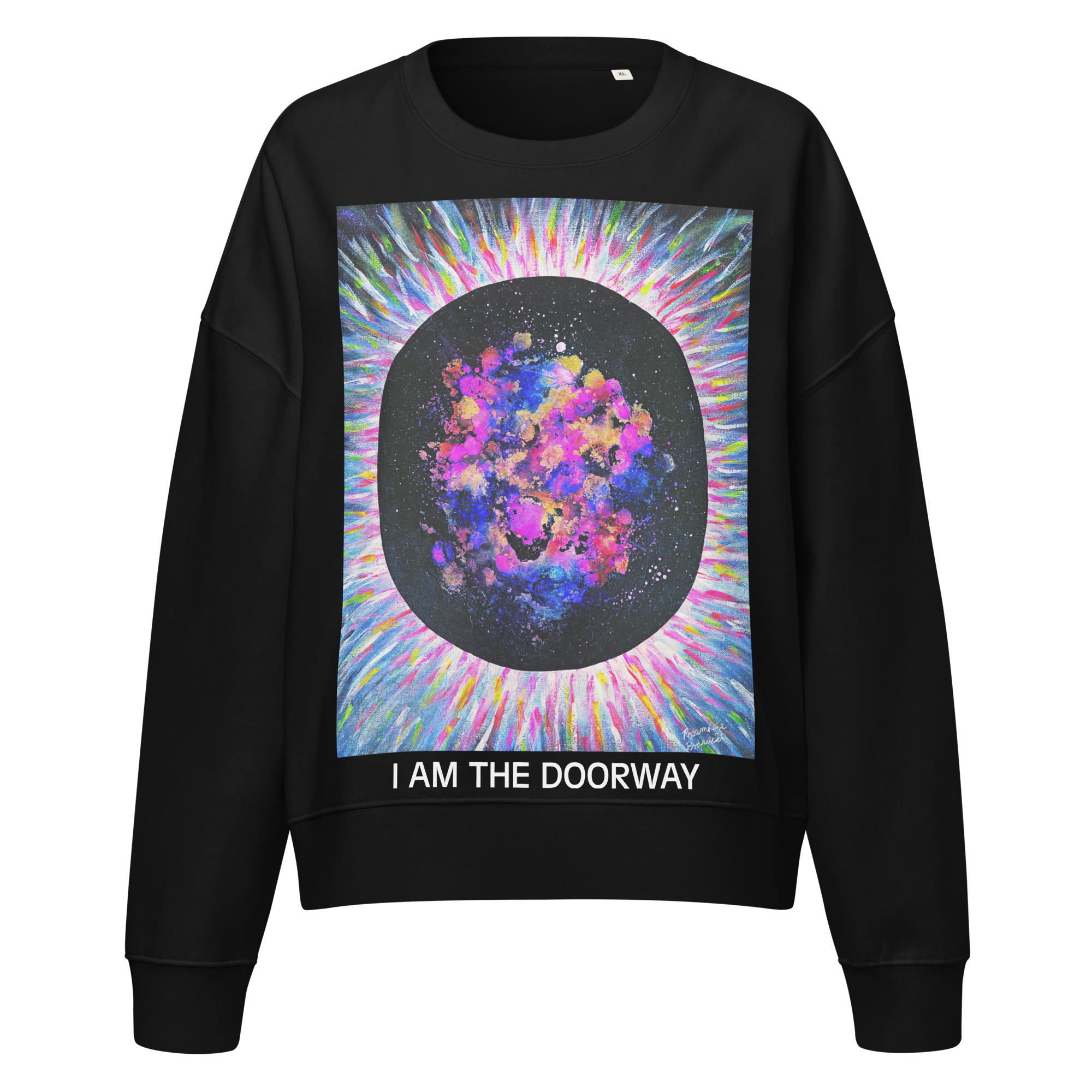 I Am the Doorway organic crew neck sweatshirt
