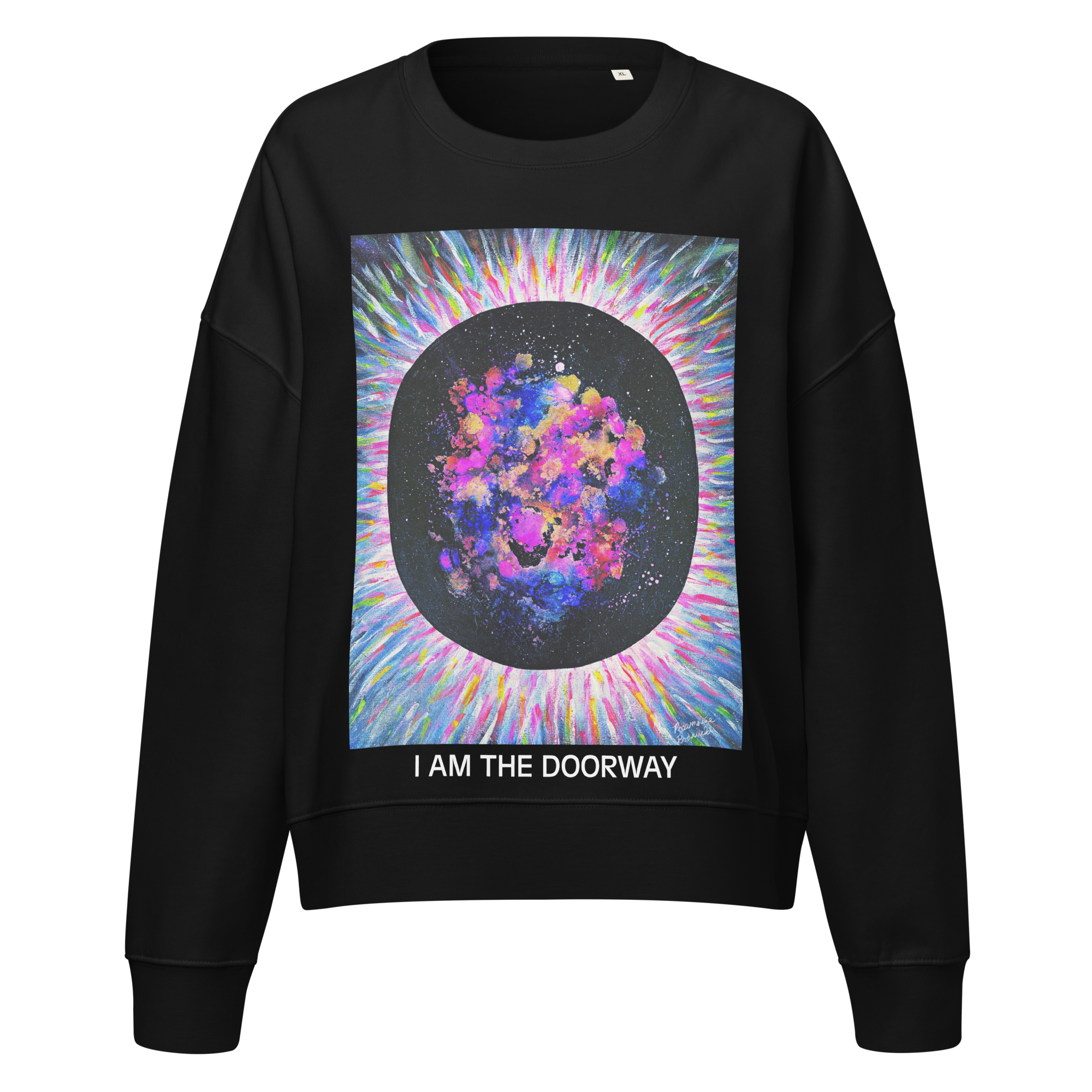 I Am the Doorway organic crew neck sweatshirt