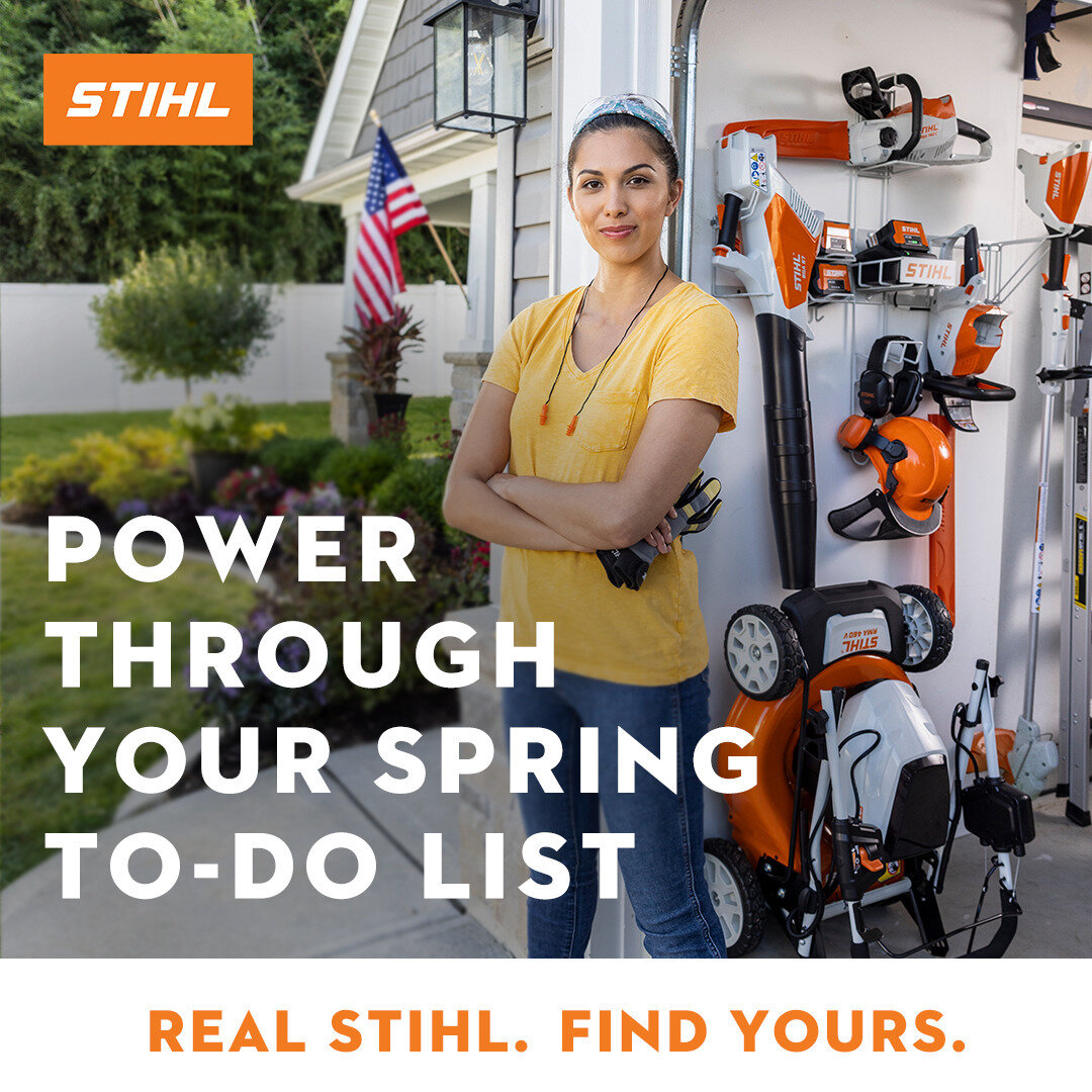 Take on the outdoors this spring with the powerful performance of STIHL. Get tools you can trust at Schiltz Lawn And Garden.