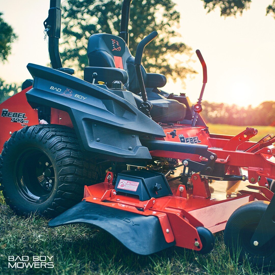 The Outlaw Rebel from Bad Boy Mowers has the perfect combo of giddy-up power that professionals demand, and price that homeowners can get behind. Visit our location today.
