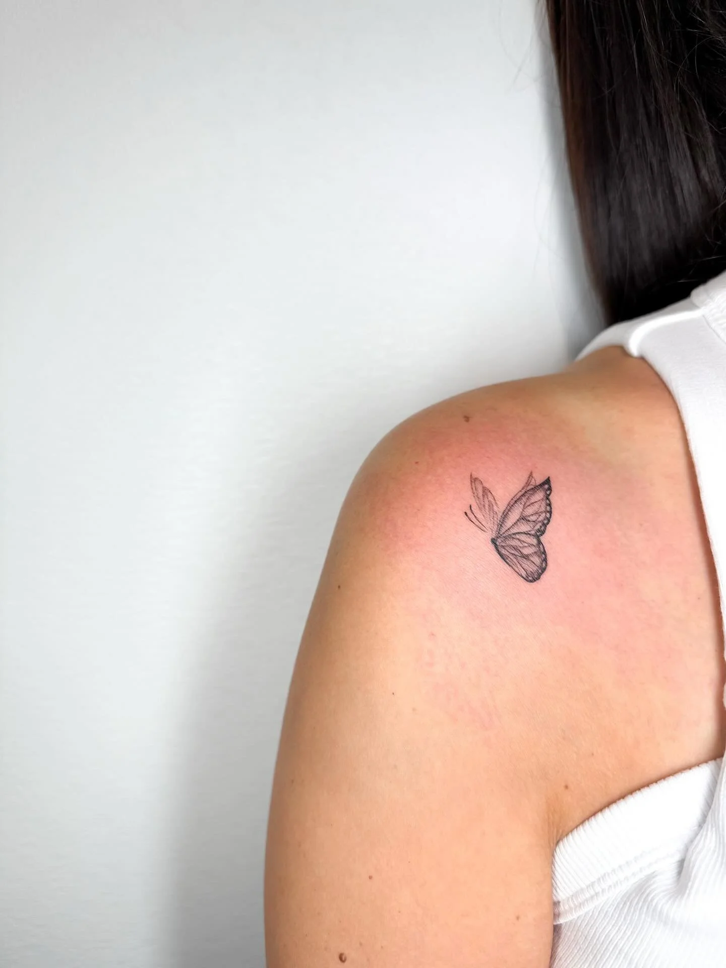 A Butterfly in Motion on the shoulder Done by Jameson
&bull;
&bull;
&bull;
DM/Email the studio to schedule your next appointment!
&bull;
&bull;
&bull;
#tattoo #tattoos #torontotattoo #torontoartist #artist #tattooartist #tattooshop #shop #art  #vaugh