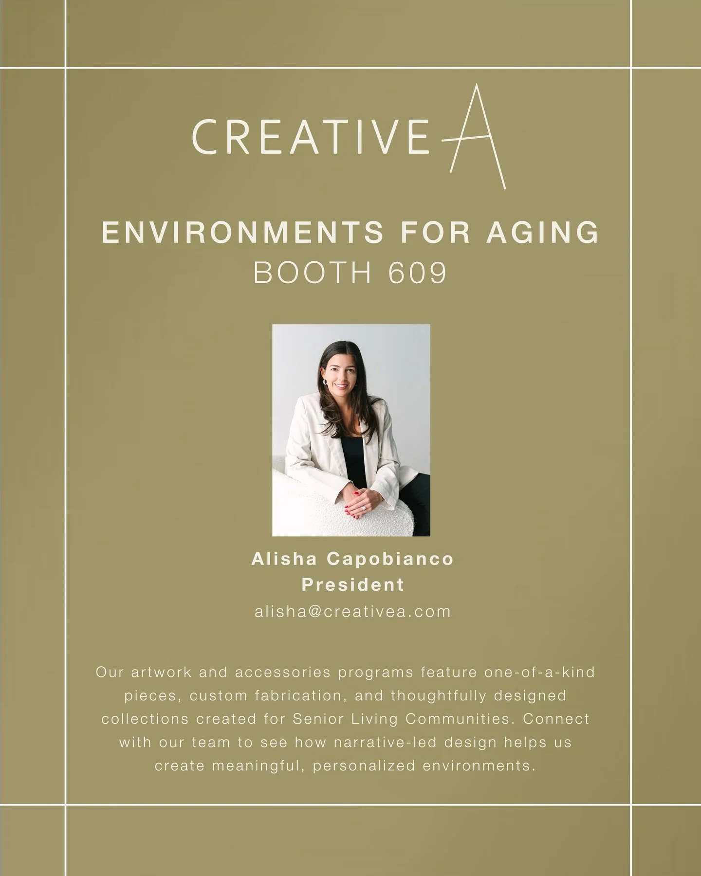 We can&rsquo;t wait to connect with you in Phoenix! ⁠
Join us at booth 609 for an immersive tactile art experience, showcasing our one-of-a-kind fabricated designs.⁠
Our art &amp; accessories programs are thoughtfully created to spark connection, evo