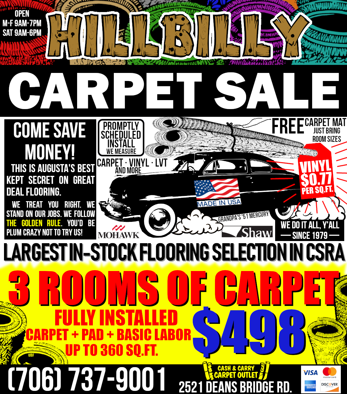 Ads — Cash & Carry Carpet Outlet
