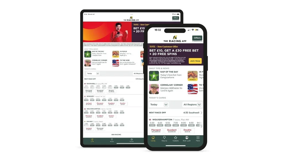 Tote Racing Tote joins The Racing App — UK Tote Group