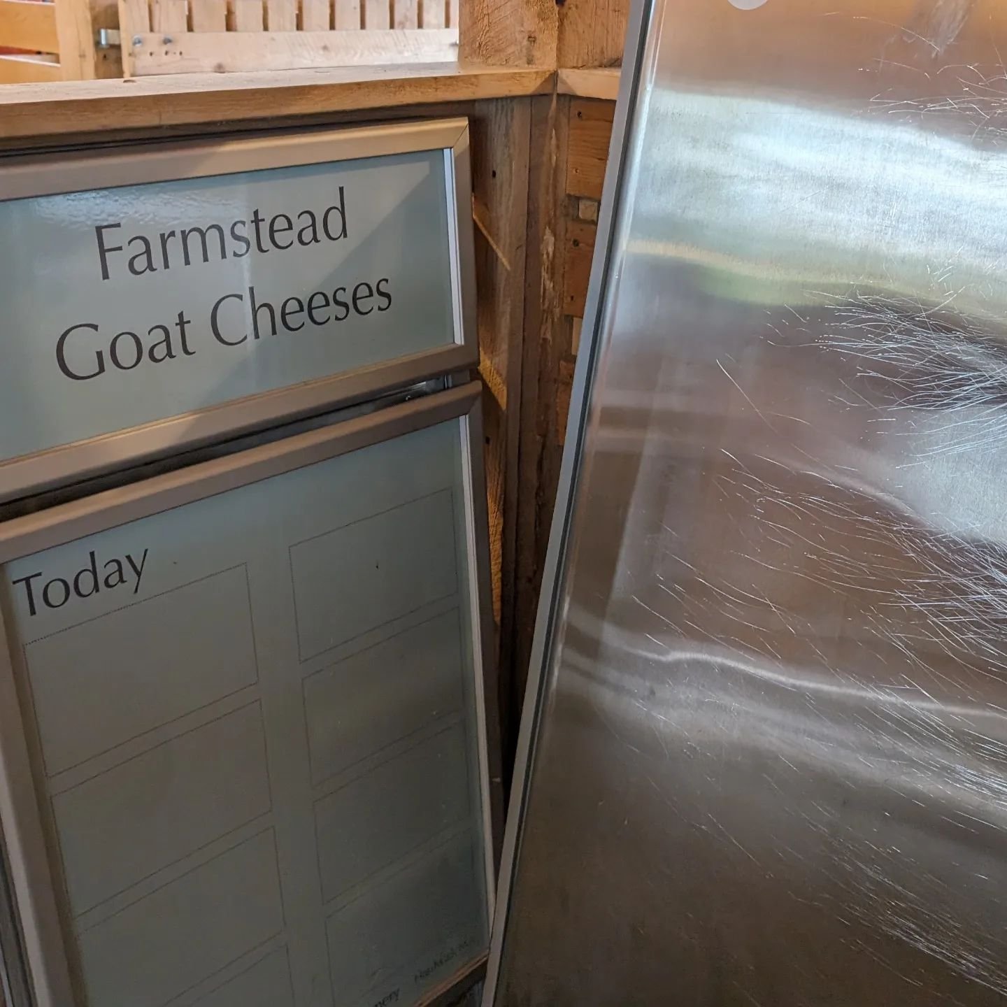 Well... I lost it when our market sign was pulled off the truck. But we've brought up all the creamery equipment, and it's hard to imagine that we don't do this anymore...