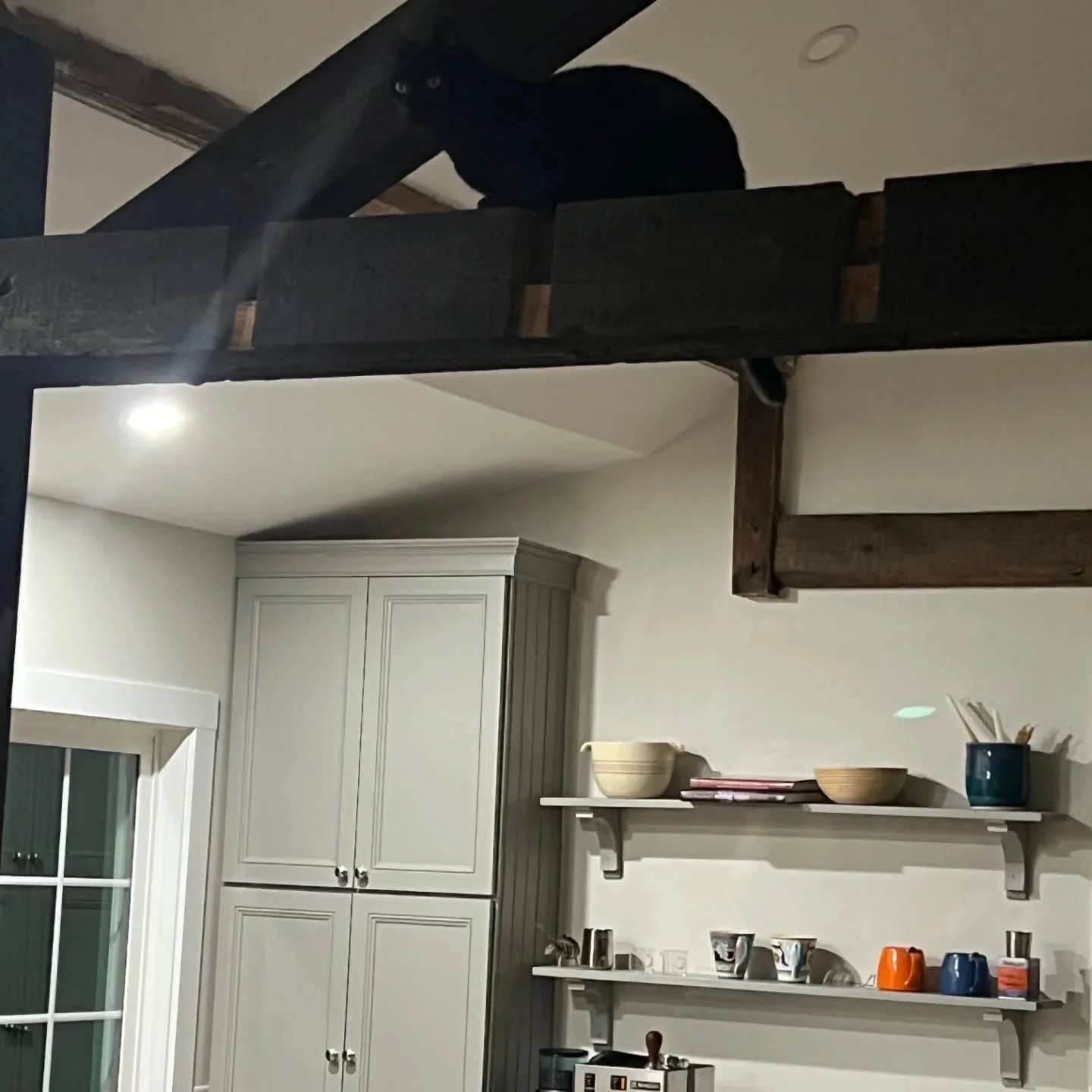Helping us put the kitchen to bed. #ruggleshill