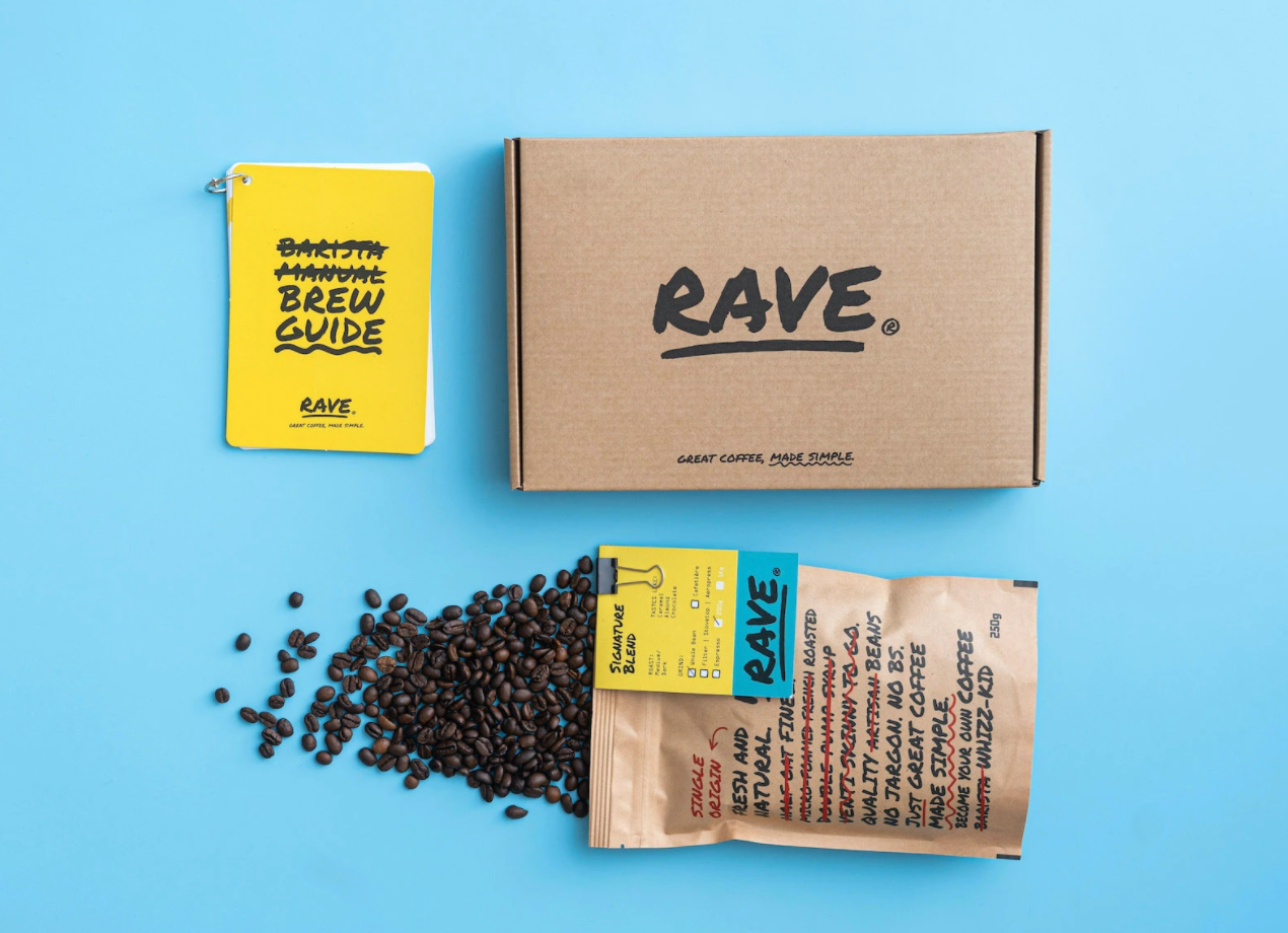 Rave Ground Coffee subscription service