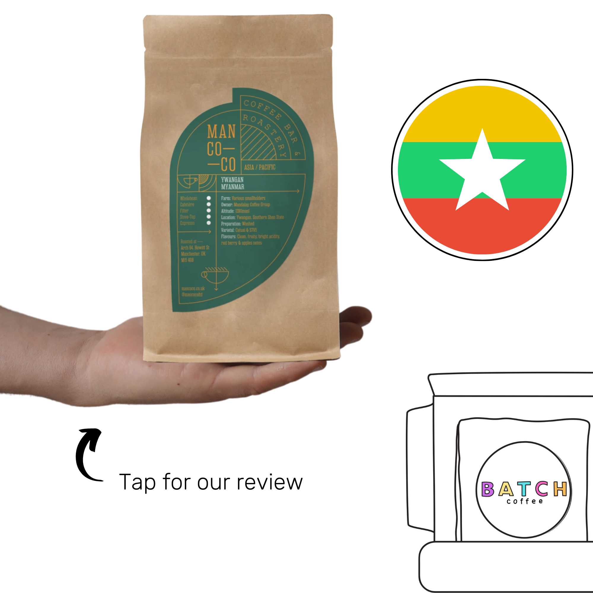 Mancoco Coffee Roaster | Ywangan | Myanmar. (Copy)