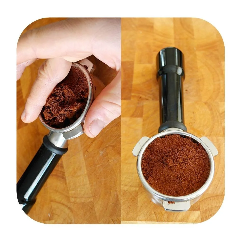 How to make espresso coffee | Level the grinds