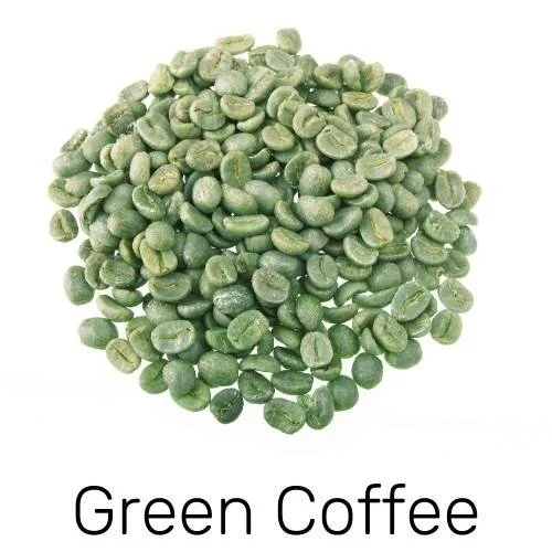 Green coffee Beans. Batch
