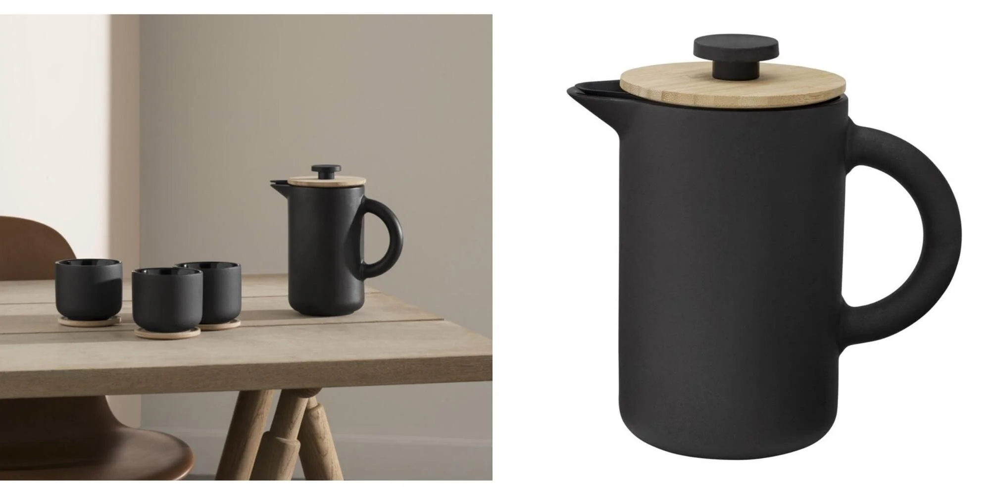 Stelton Theo Ceramic Cafetiere Review Batch Coffee UK