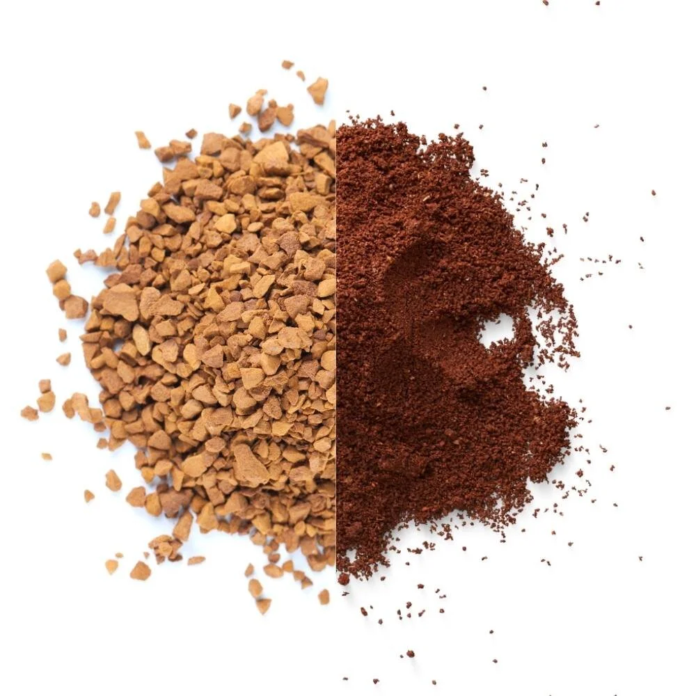 Ground coffee vs instant coffee