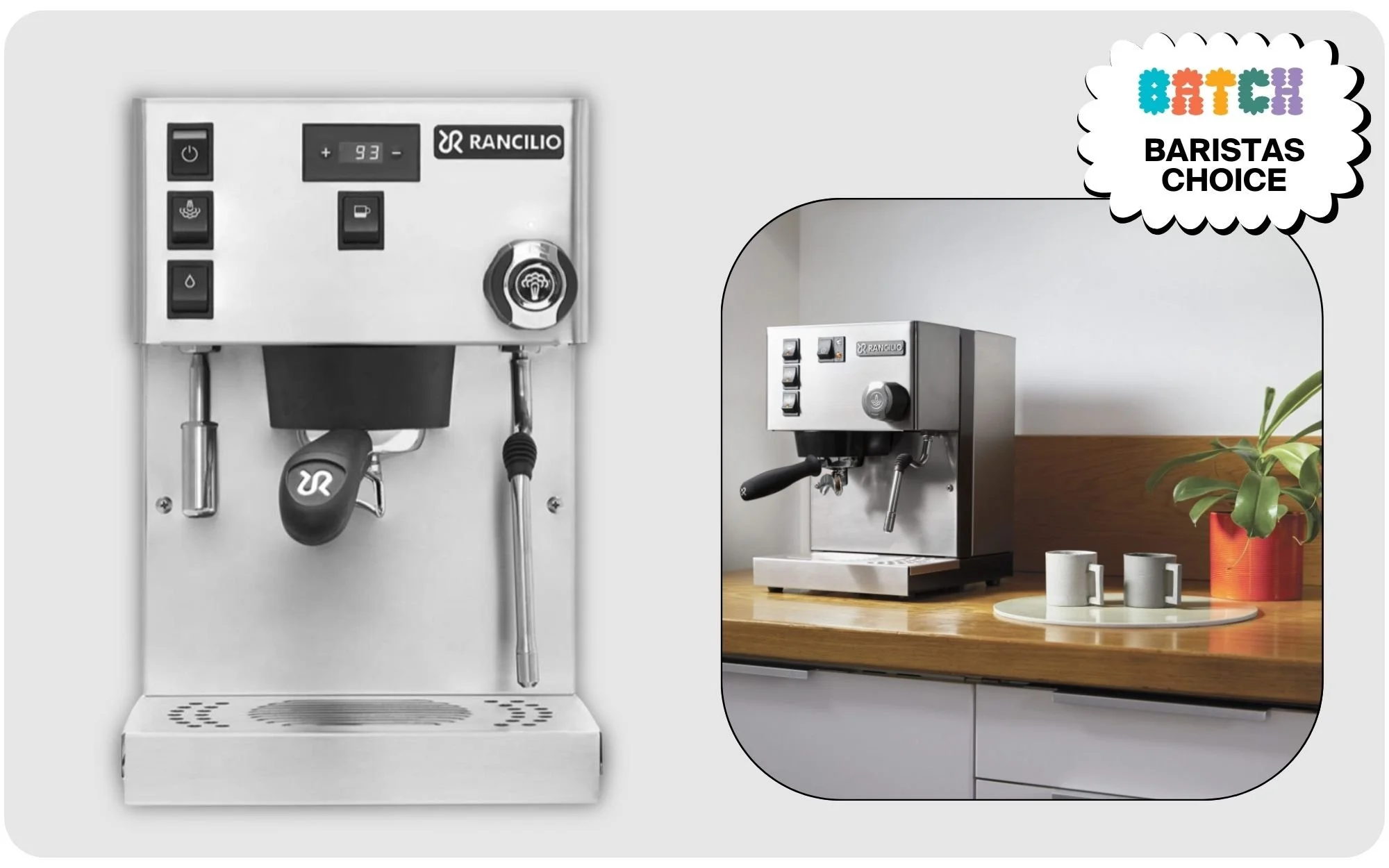 Best coffee machine Rancilio Silvia