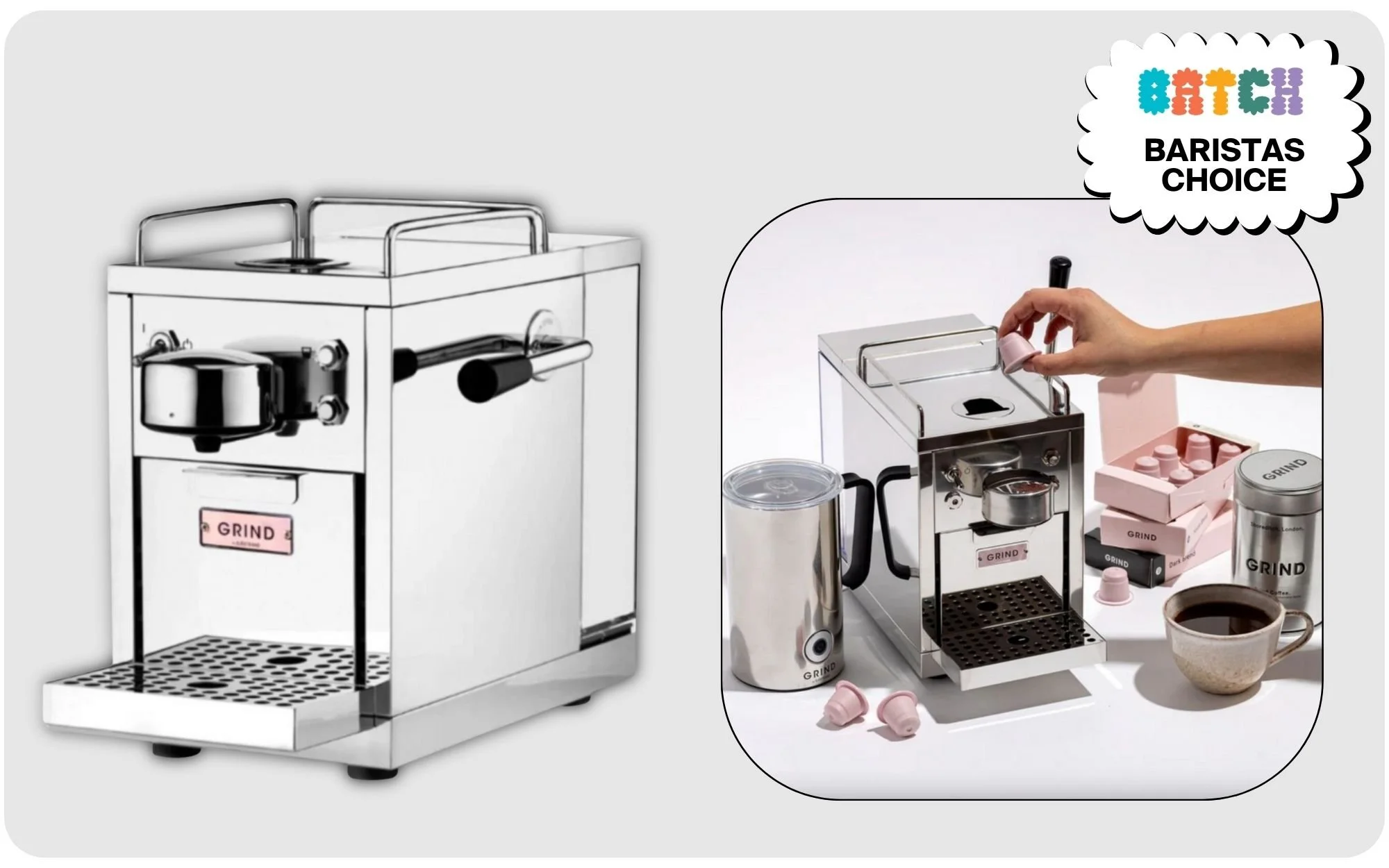 Grind One Coffee Pod Machine