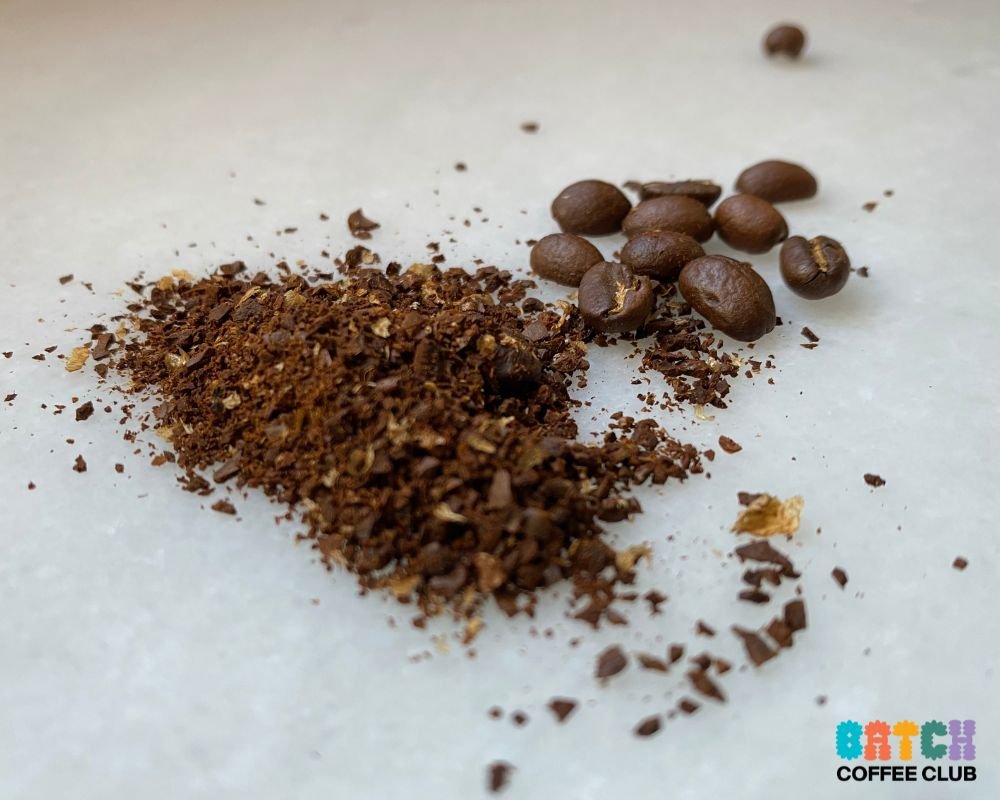 Cafetiere coffee grind size beans