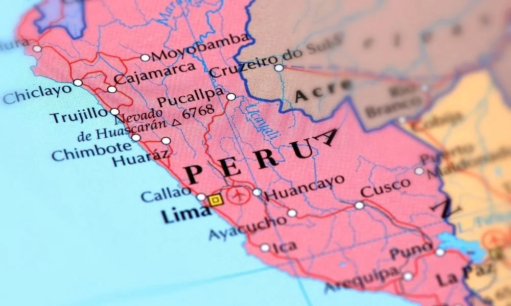 Peru Coffee Map