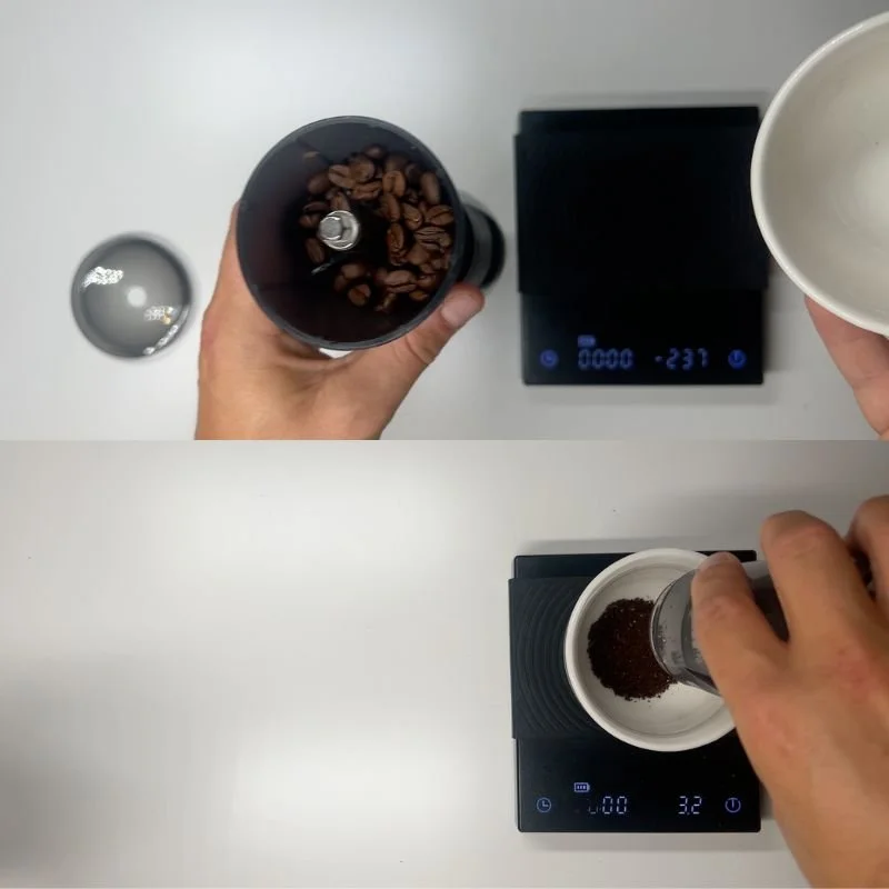 Timemore Black Mirror Coffee Scale Measuring Grounds