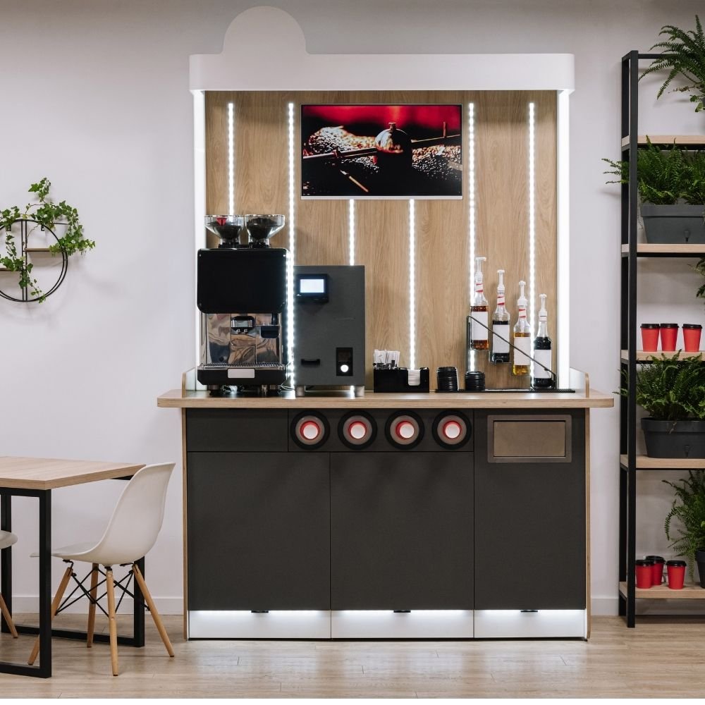 Office Coffee Bar Cabinets: Coffee Bar Ideas For Office – GXRAJM