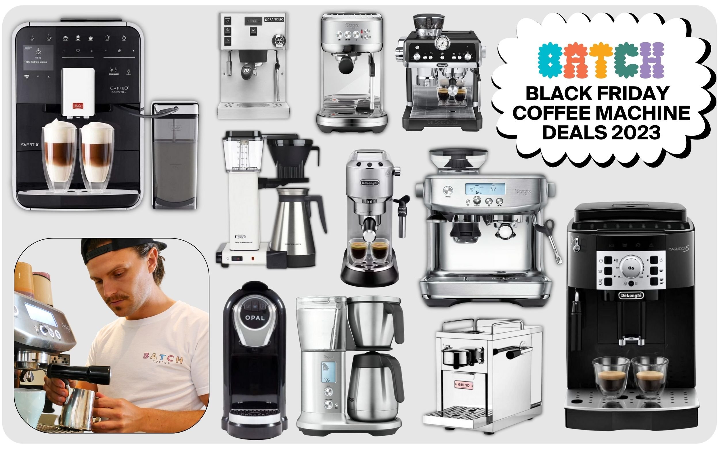 Black Friday Coffee Machine Deals 2023 (Sage, Delonghi etc)
