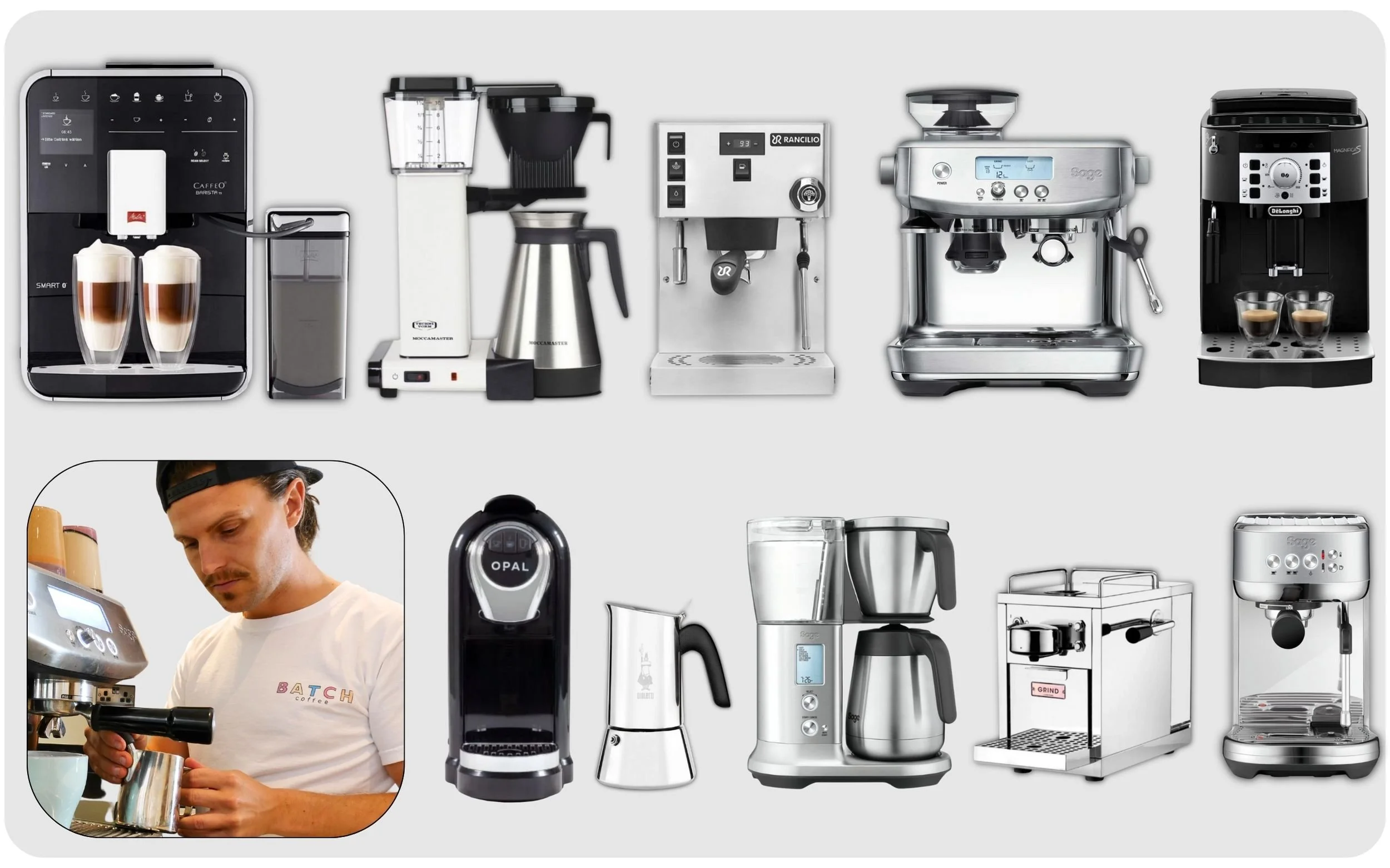 Best coffee machines (2023) tested by coffee professionals