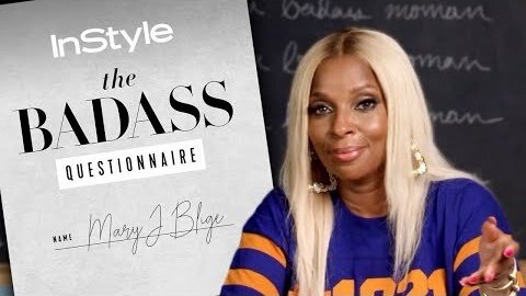 Mary J. Blige Can't Stop Binging Game Of Thrones | Badass Questionnaire | InStyle