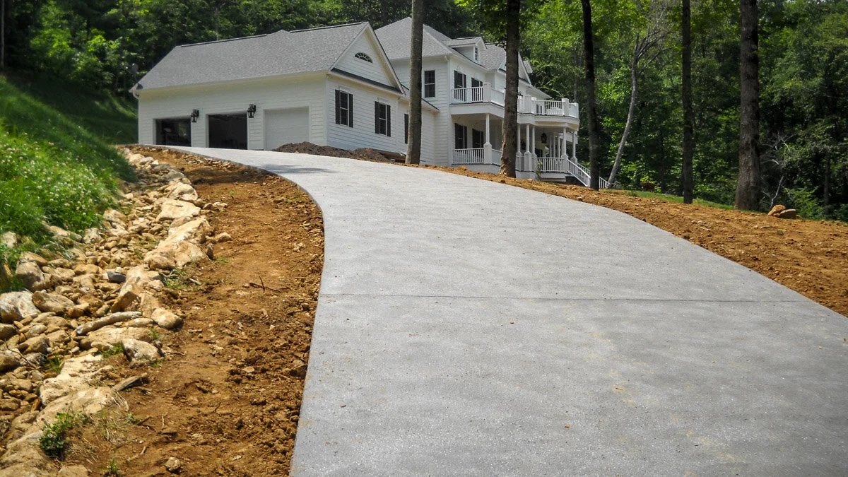 Residential: Sponge Finish — Appalachian Paving & Concrete, Inc.