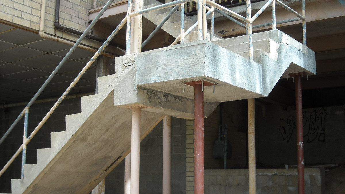 Suspended Concrete Staircase Repairs