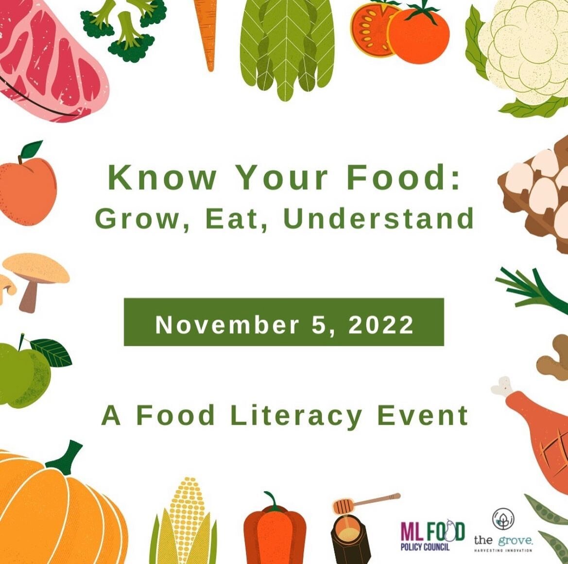 🥦🥕🥬🍅🌽🫑🍆

Join us and our friends at @middlesexlondonfpc tomorrow @westernfairdistrict for their FREE Food Literacy Event, boasting a phenomenal line up of guest speakers!

Registration is still OPEN, it&rsquo;s not too late to register online 