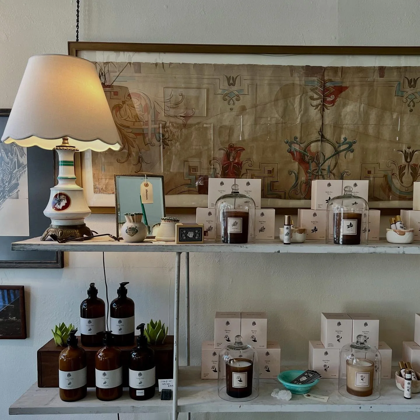 If you&rsquo;re in the KC area, our entire collection can be found at @shop_afternoons - including our small assortment of tabletop &amp; vintage homewares. Afternoons has some of the best vintage finds in town curated by our dear friend @addison_for