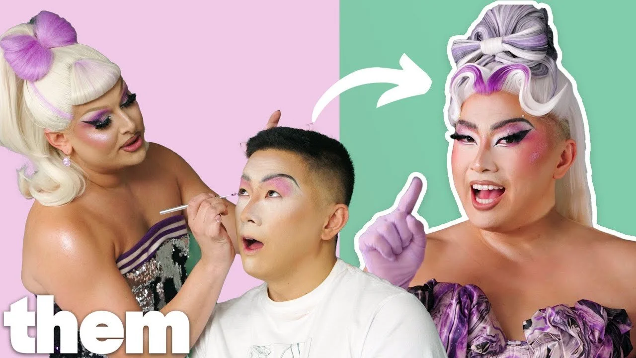 Bowen Yang Gets a Drag Makeover From Jan Sport