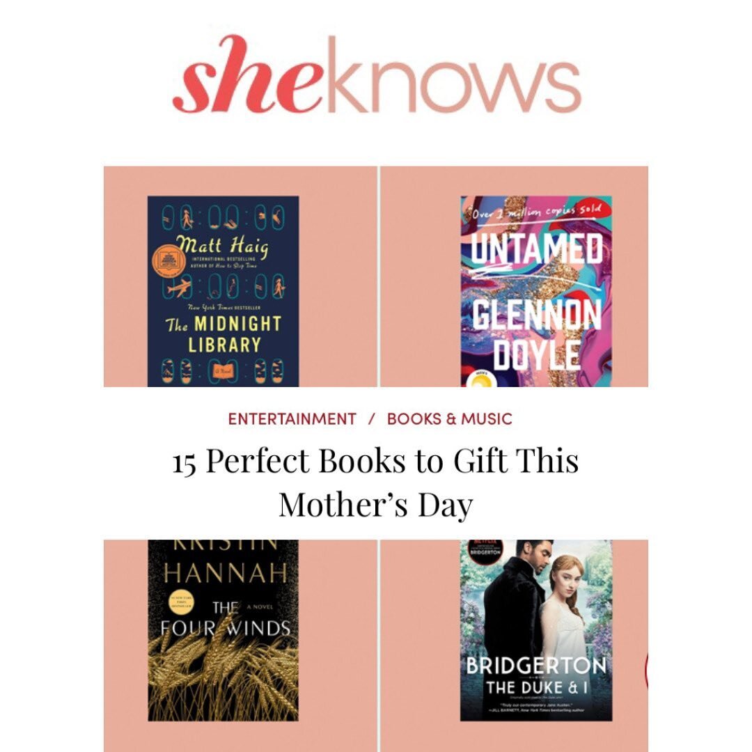 Books for Mother&rsquo;s Day? Yes please. 

Thanks to @sheknows for including Brunch and Other Obligations on this list! 

Link in bio @suznuge