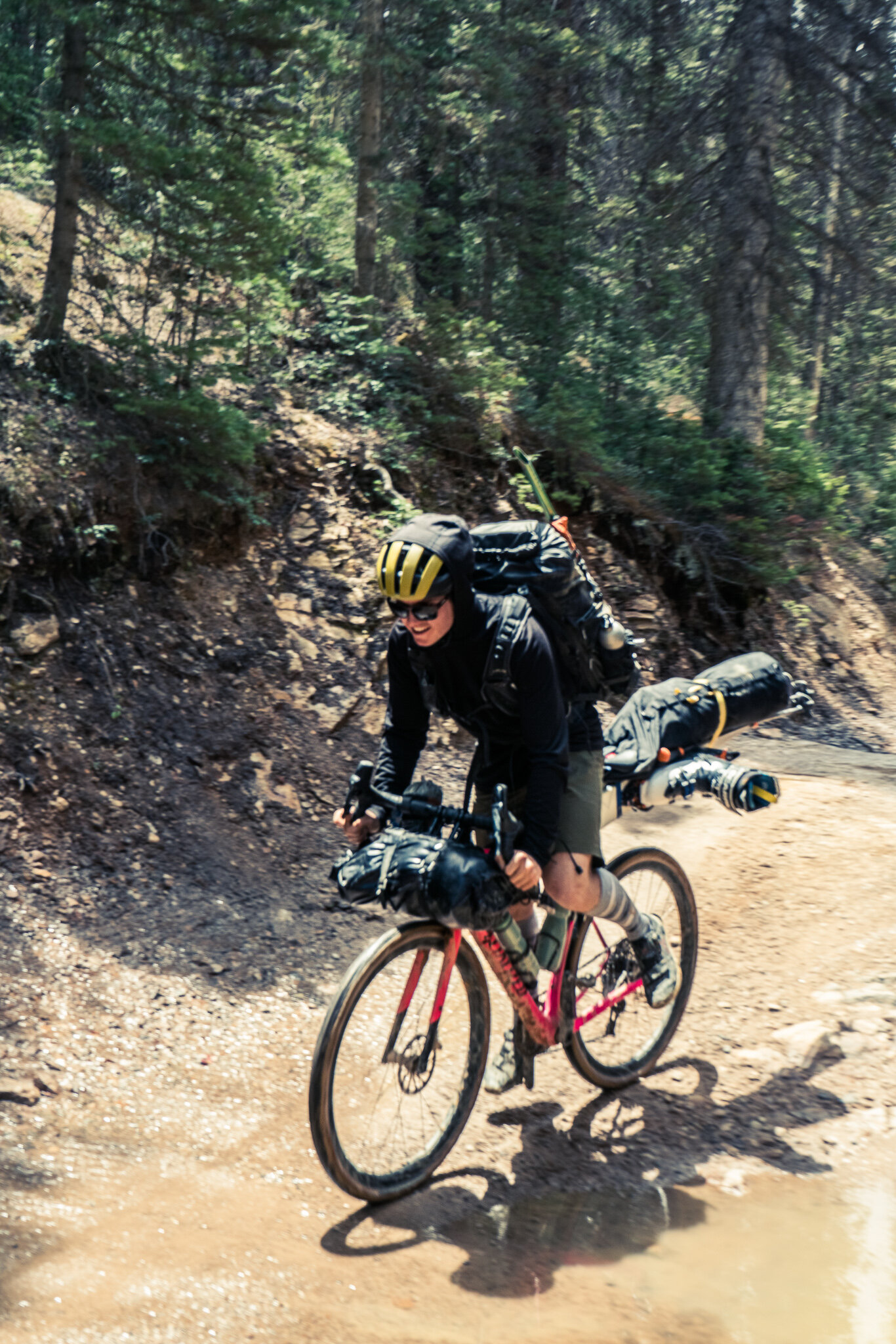 Bikepacking over Corkscrew Pass