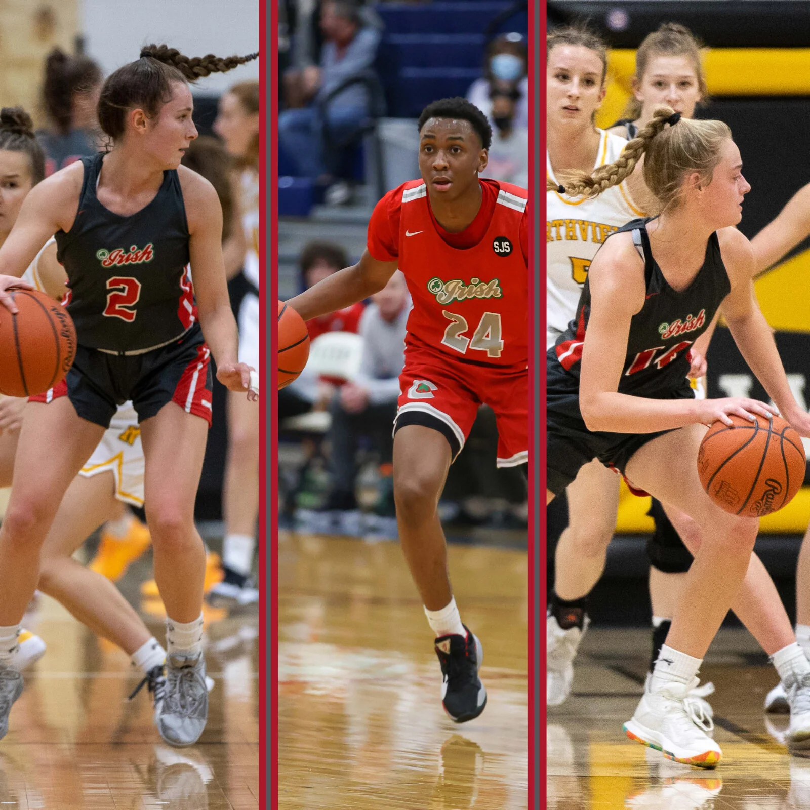 Trio of Fighting Irish Hoopsters Earn Postseason Recognition