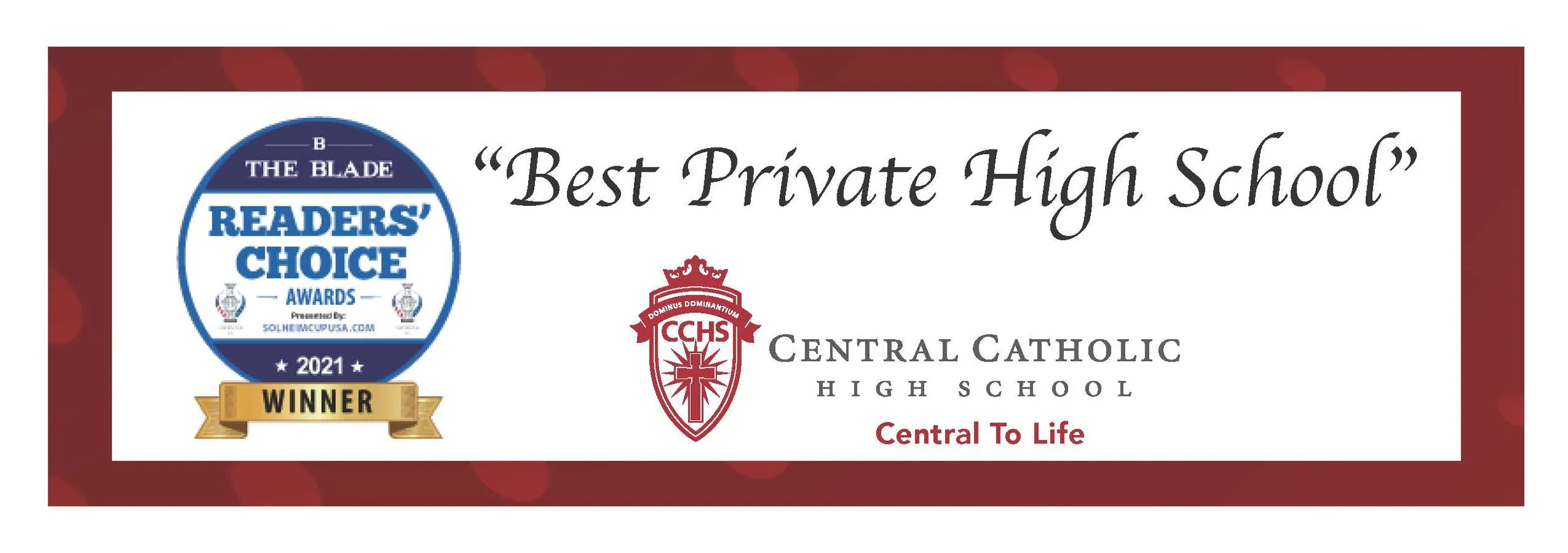Central Catholic Named “Best Private High School” in The Blade Readers’ Choice Poll