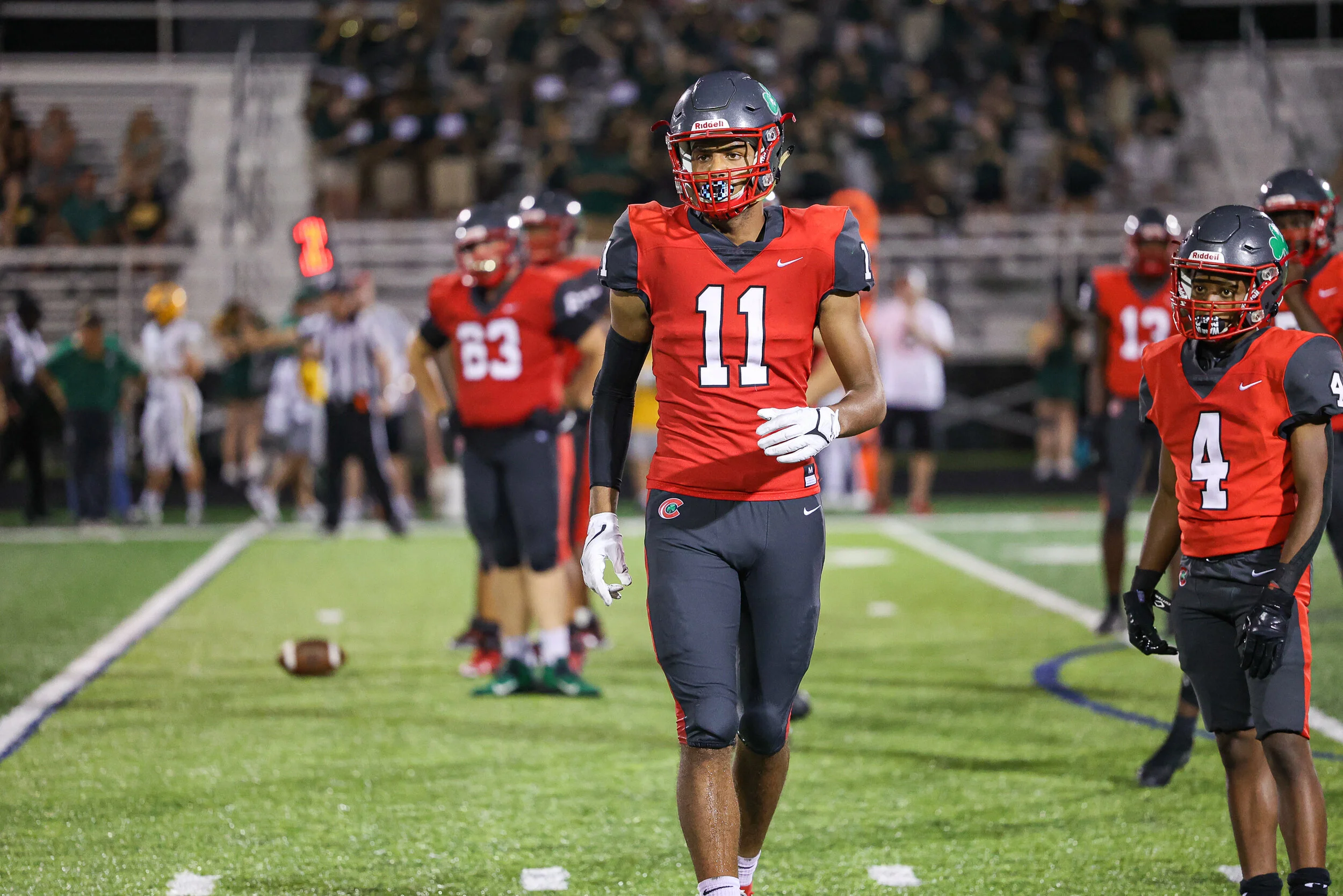 Football Runs Away From Rival Whitmer in Battle for First Place in TRAC, 28-7