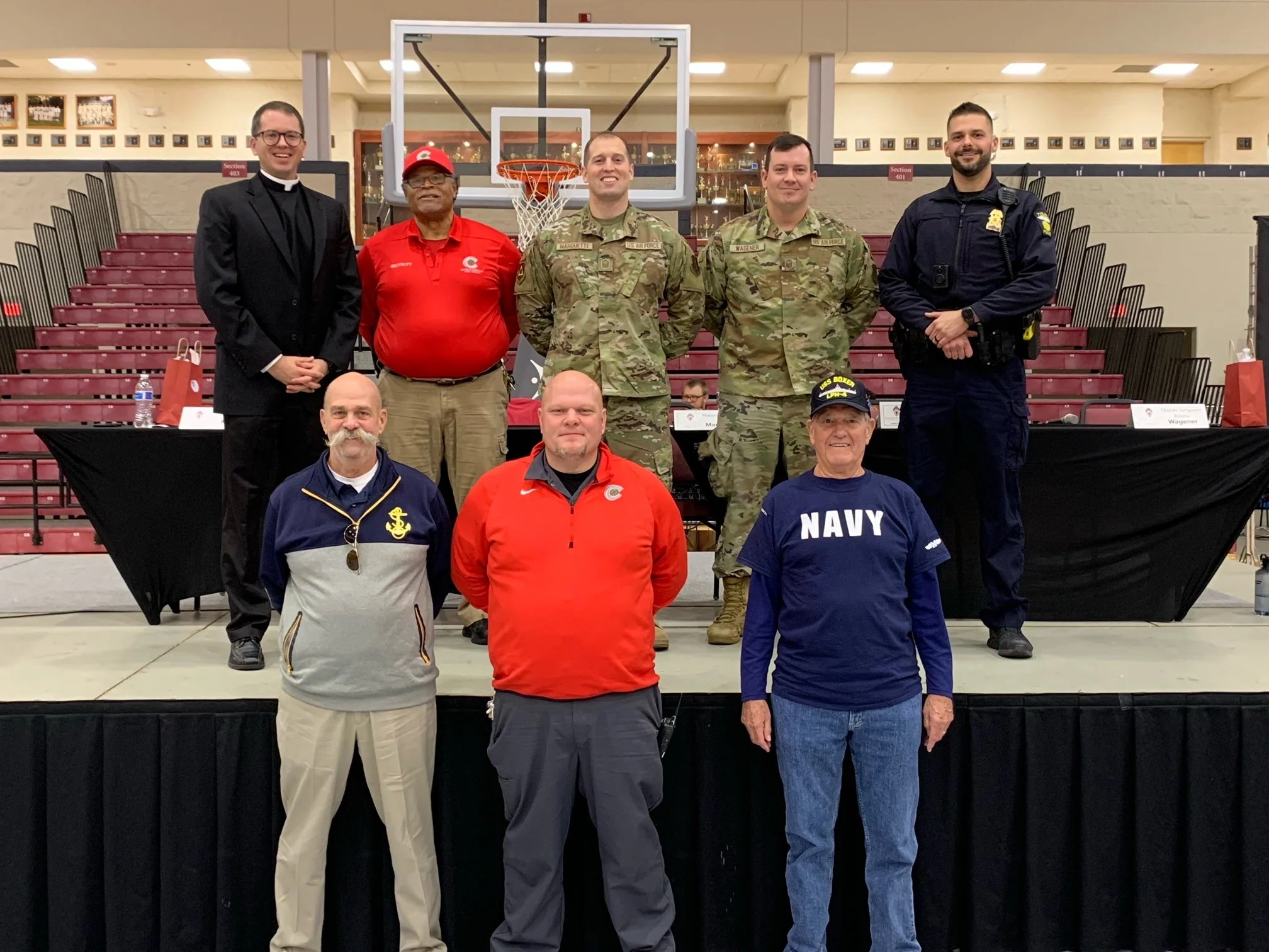 Alumni Veterans Return to Central Catholic for Veterans Day