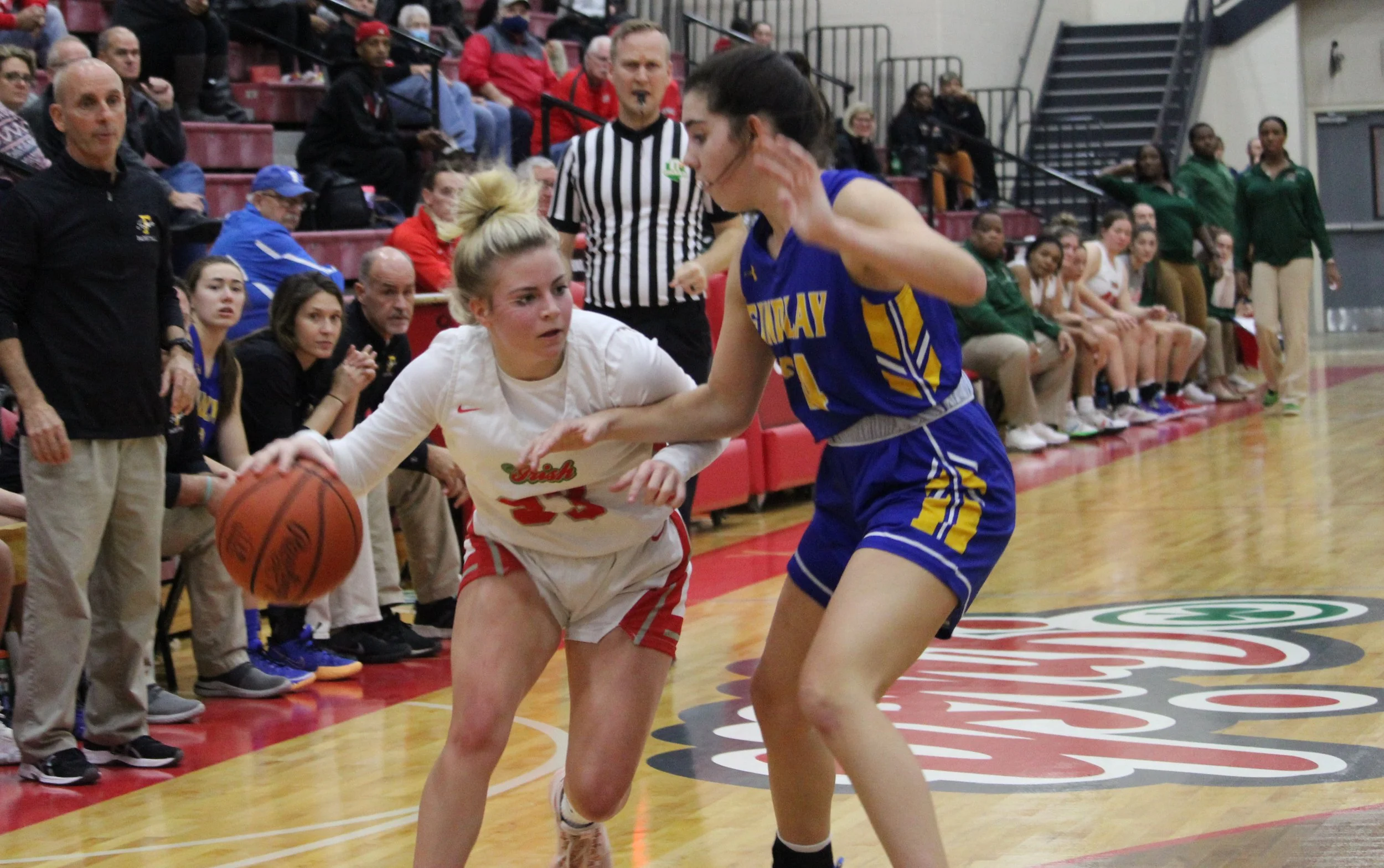 Girls’ Basketball Tops TRAC Power Notre Dame Academy, 42-33
