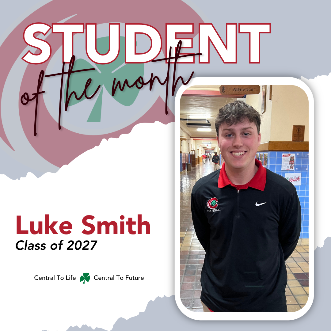 Luke Smith Chosen Student of the Month for May