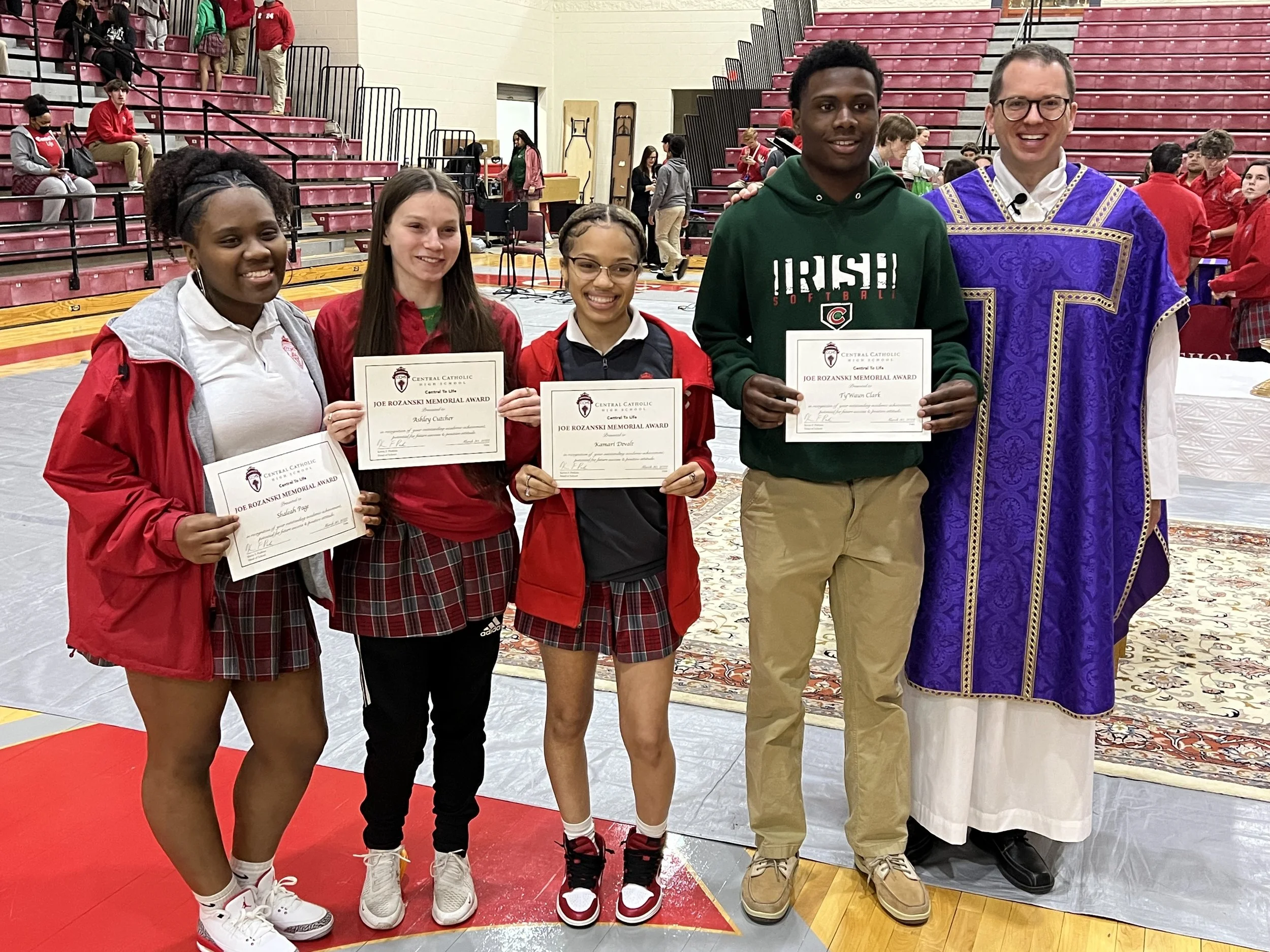 Students Receive Award Honoring Former Teacher Joe Rozanski — Central ...