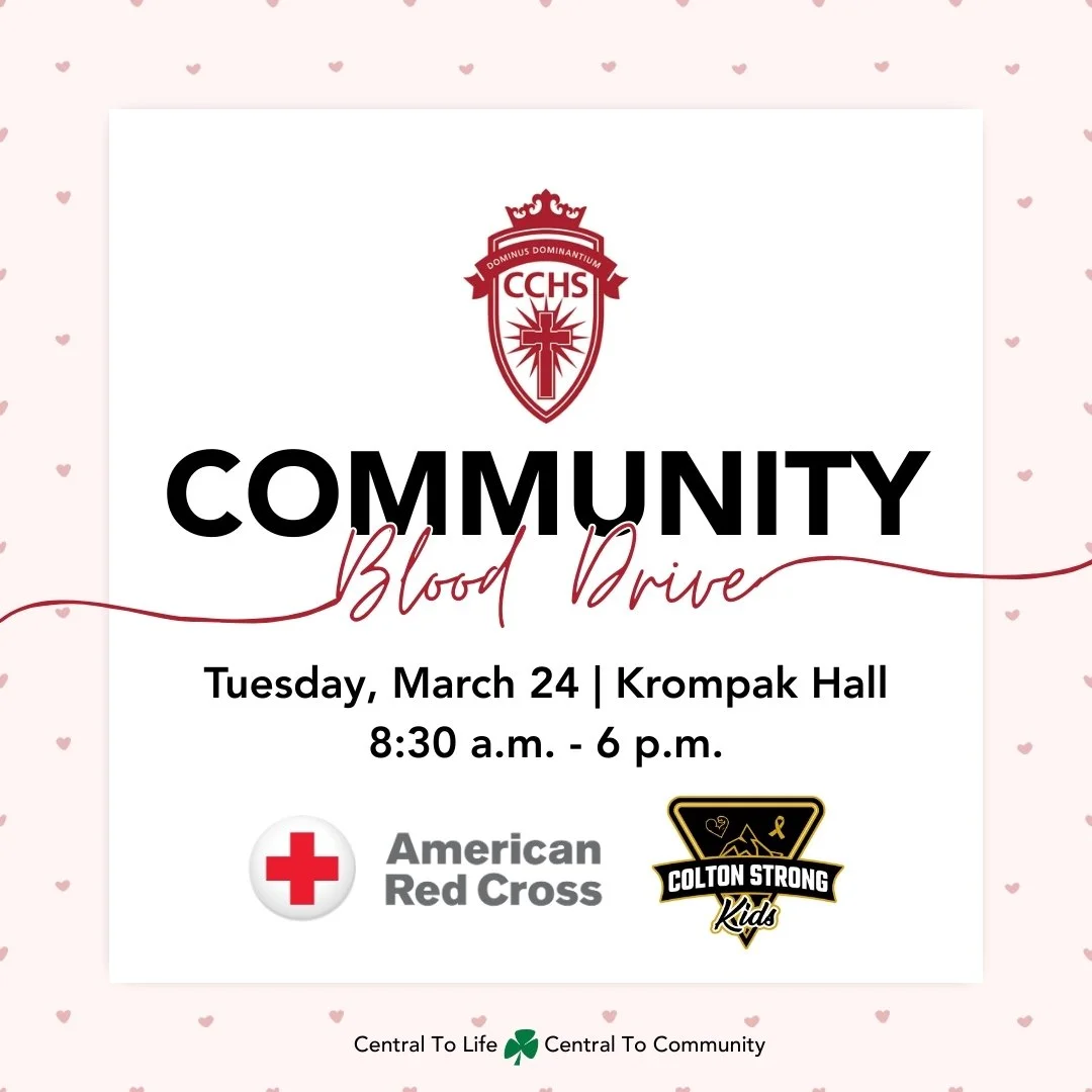 Central Catholic Partners with Colton Strong Kids for Blood &amp; Toy Drive on March 24