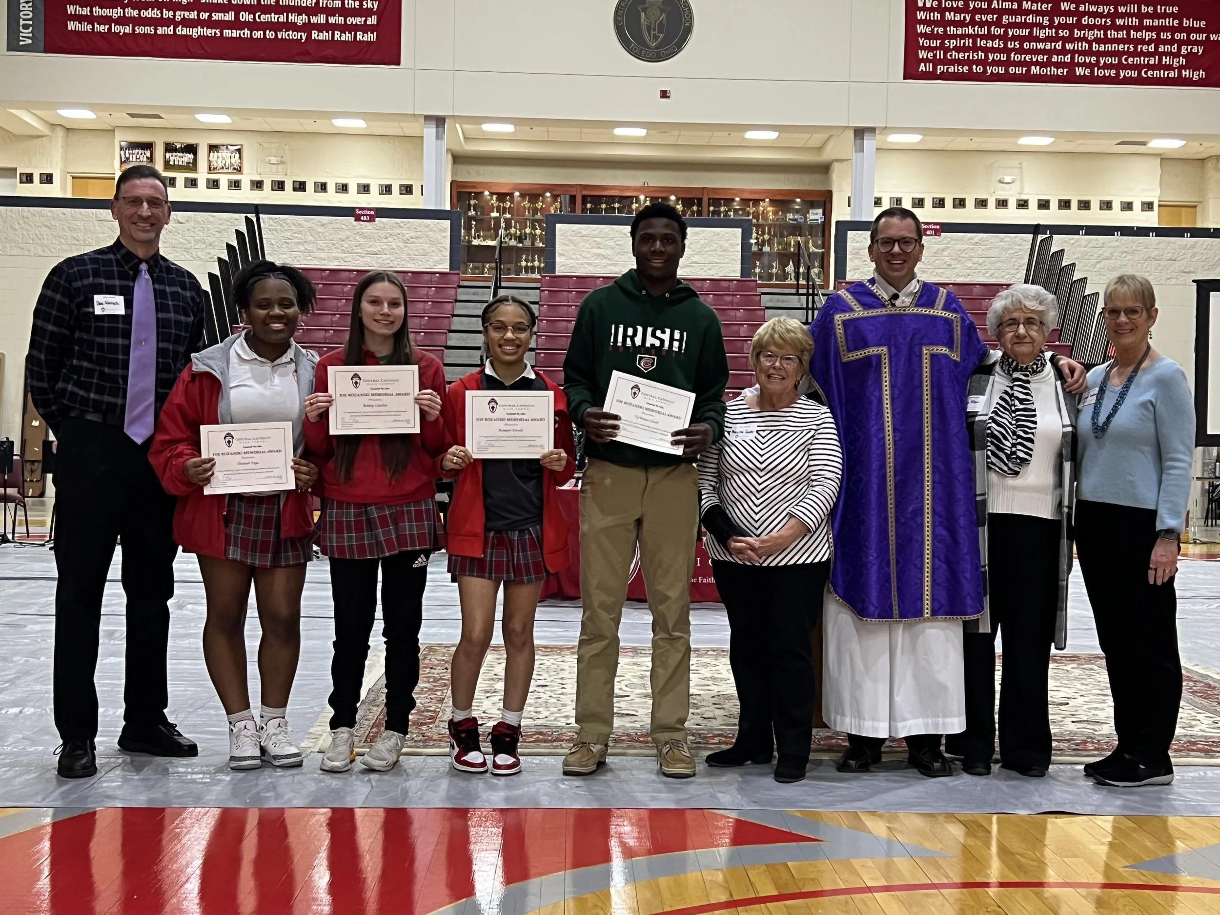 Students Receive Award Honoring Former Teacher Joe Rozanski — Central ...