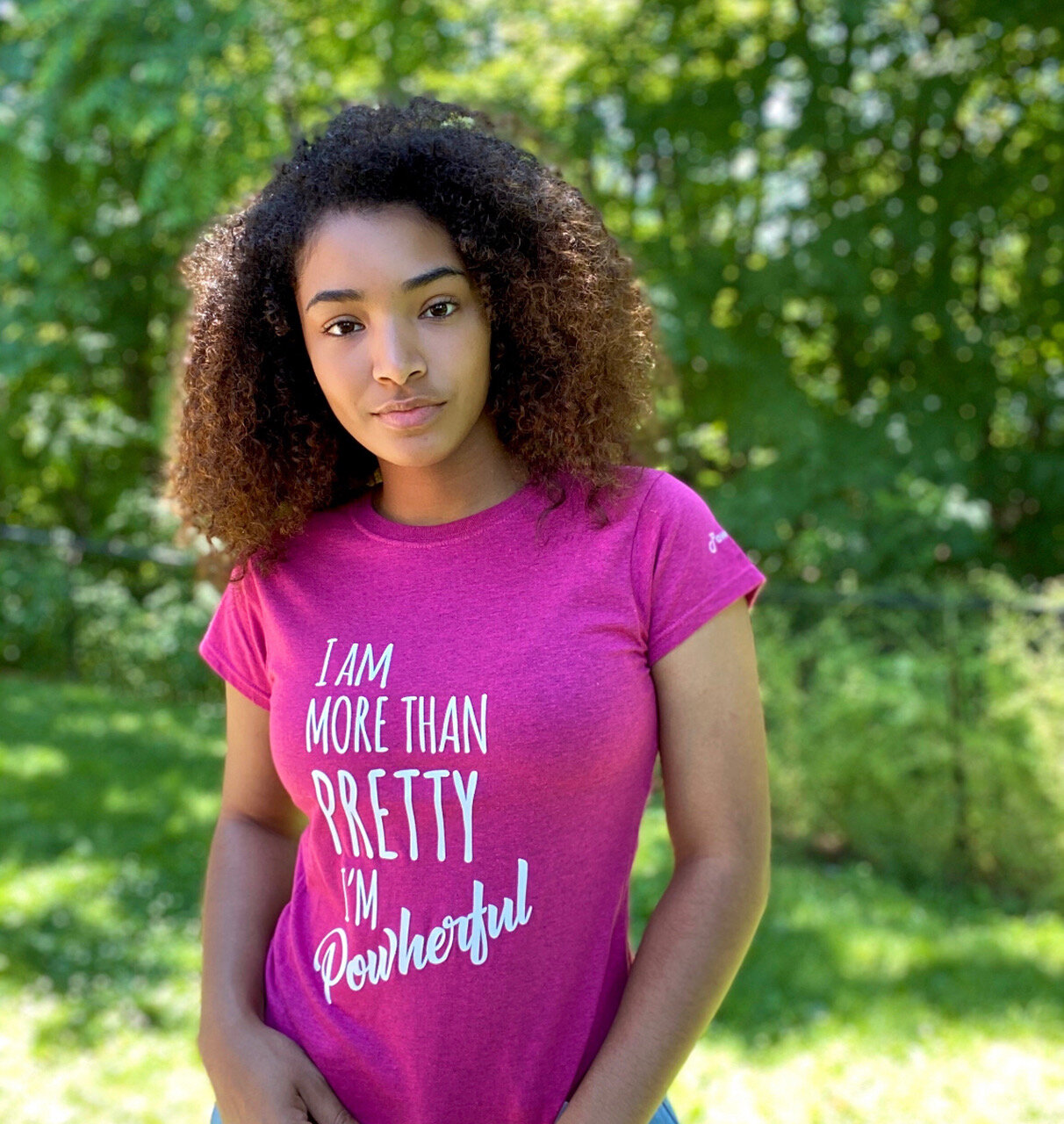 I AM MORE THAN PRETTY - Pink -Erica Campbell Collection