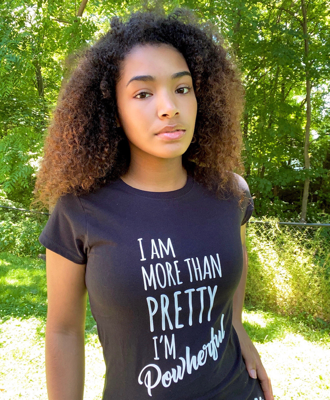 I AM MORE THAN PRETTY - Black - Erica Campbell Collection