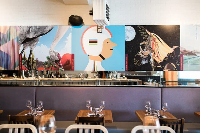 CY33 Artwork at Una Pizza + Wine