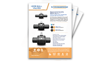 Image of PDF cover for Strongbridge HDPE Ball Valve Sales Sheet - Water Rated