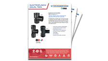 Image of PDF cover for Strongbridge electrofusion equal tees sales sheet