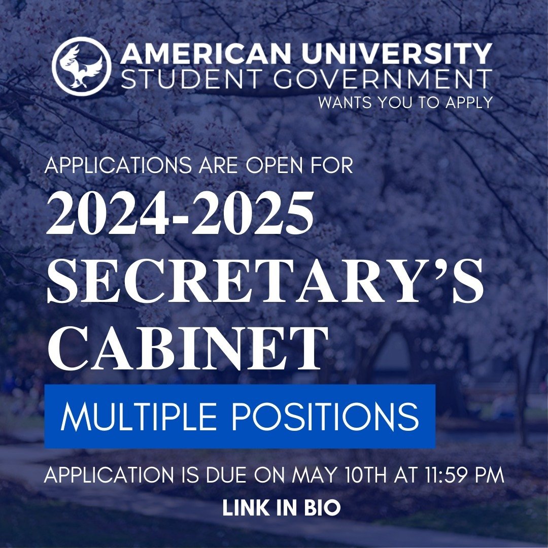 ‼ APPLICATION LINK IN BIO ‼ APPLY for the incoming Secretary's Cabinet! If you get picked your graphic design may just end up on our Instagram!